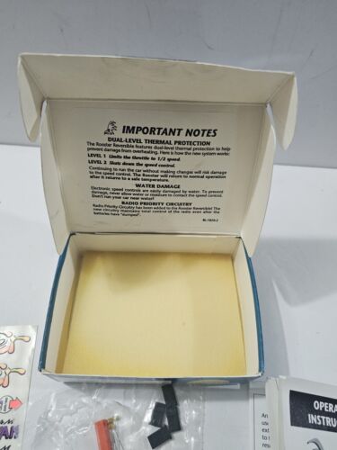 Novak Rooster Reversible Speed Control EMPTY BOX Decal Sticker Sheet Manual Etc. - Picture 9 of 18