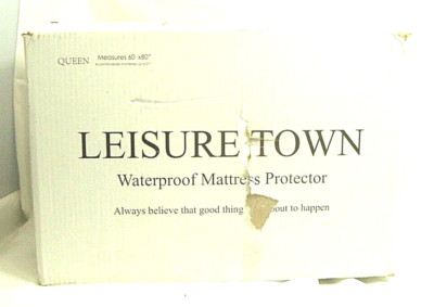 Leisure Town Queen Waterproof Mattress Protector Up to 21  (60  X 80 )