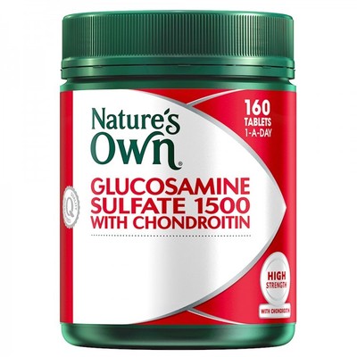 NATURE'S OWN GLUCOSAMINE SULFATE 1500 WITH CHONDROITIN 160