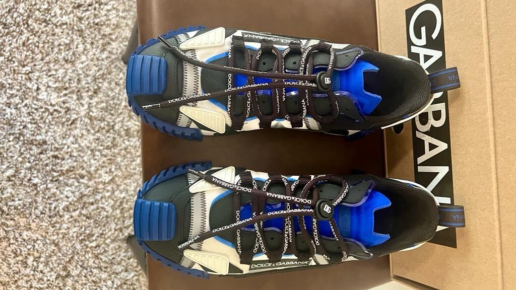 dolce gabbana Blue And Grey Ns1 sneakers men 10 | eBay