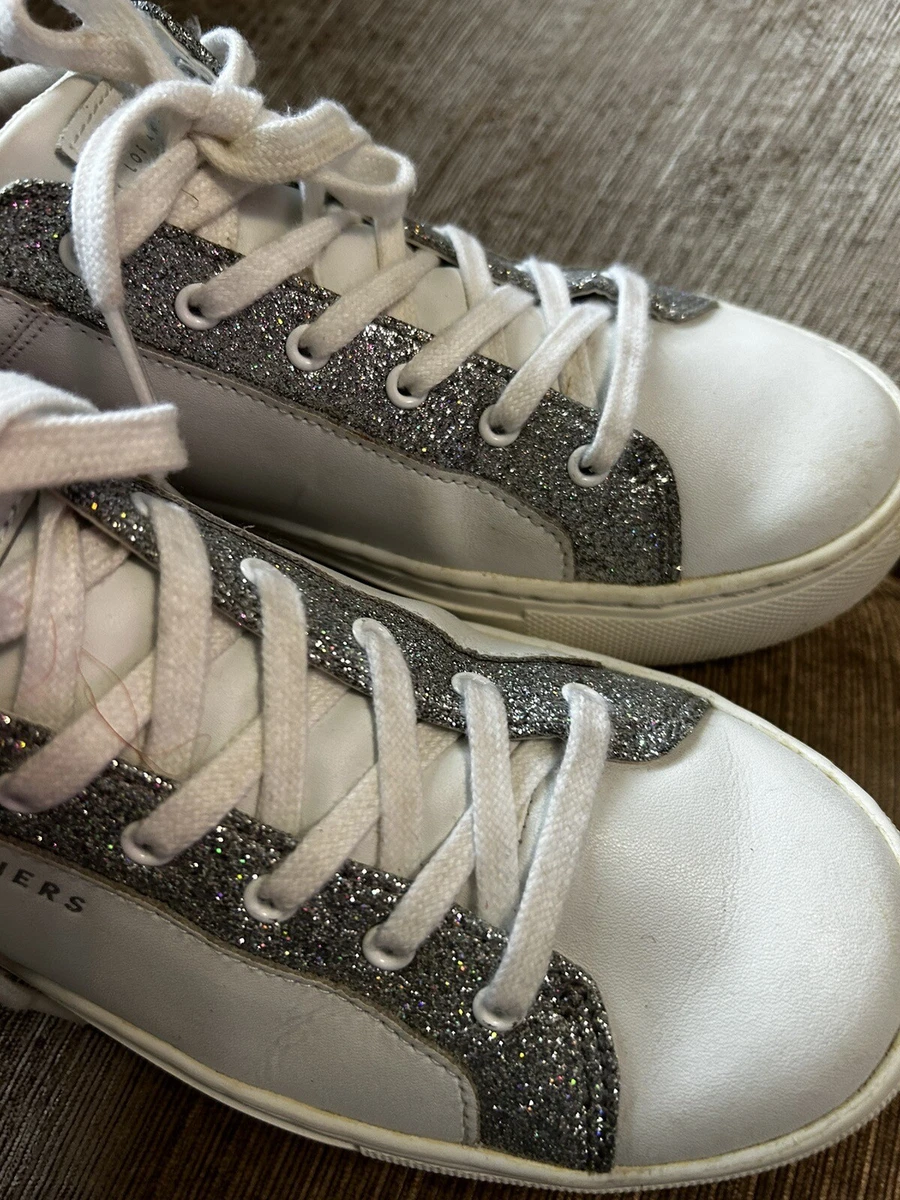 Skechers Ladies Lace Up Trainer Szie 5 Sparkle Detail