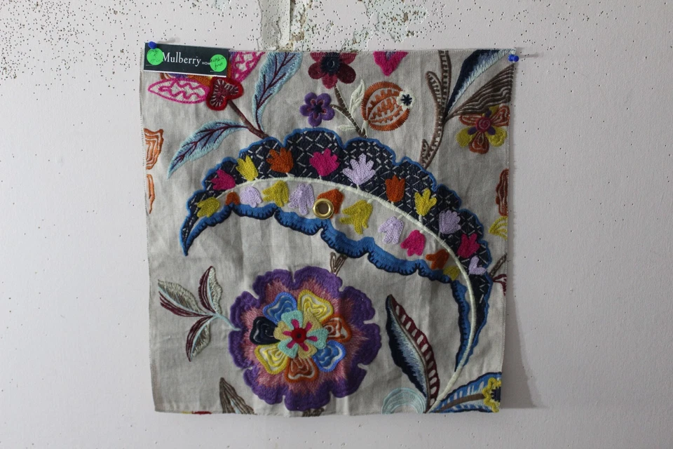 Mullberry Home, Oakwood, Embroidered Floral, Various Colors and Sizes - Image 3 of 3