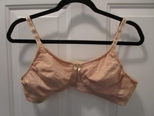 AMOENA MADISON WIRE-FREE DOT LACE SOFT CUP MASTECTOMY BRA IN NUDE SIZE 40A NEW