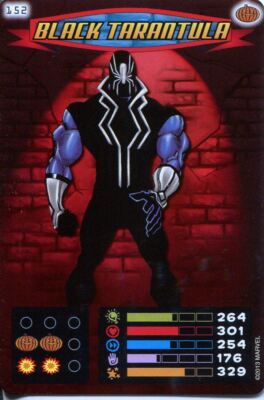 Spiderman Heroes And Villains Card #152 Black Tarantula