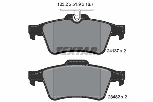 2413701 textar колодки