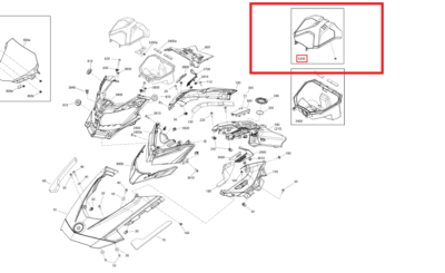 SKI-DOO Gen4 GLOVE BOX LID ASSY 517307562 | eBay