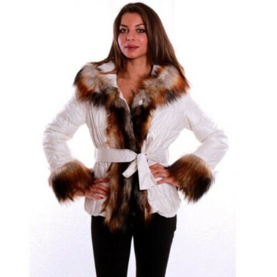 COCONUDA - Jacket Fashion Fur Hood Jacket down Jacket Ar.ligabue