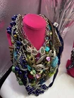 Huge Vintage Costume Jewelry Necklace Lot 25+ Pieces Signed Unsigned