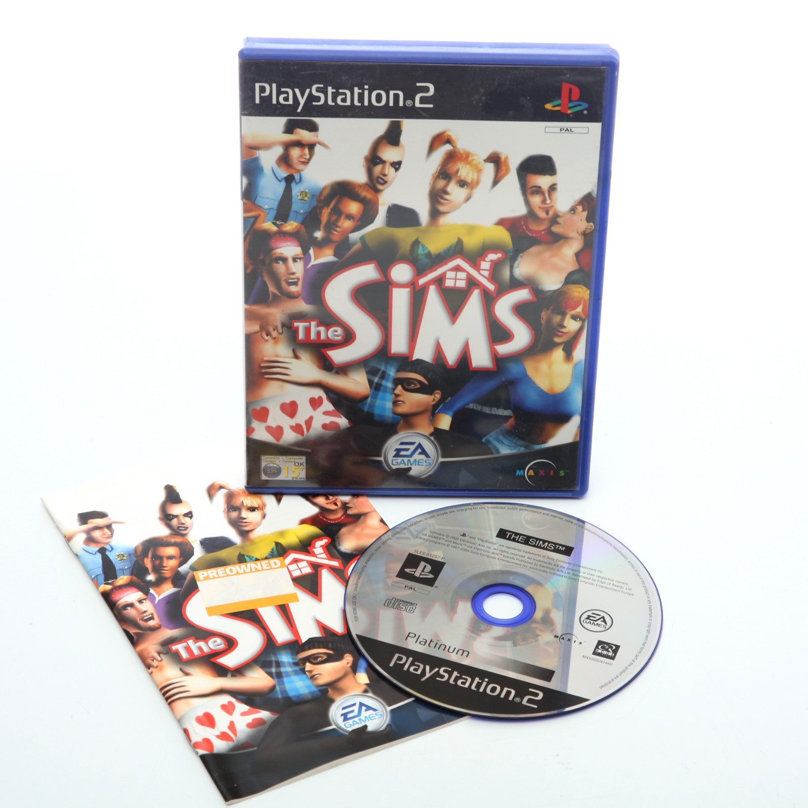The Sims Play Station 2 - Sony PlayStation 2 , PS2 , Complete VG- disc