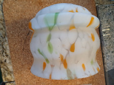 Original Antique Art Deco Era medium glass Lightshade  