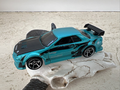 Hot Wheels Rare Nissan Skyline Dropstars 5/5 Loose Metalflake Petrol Graphics