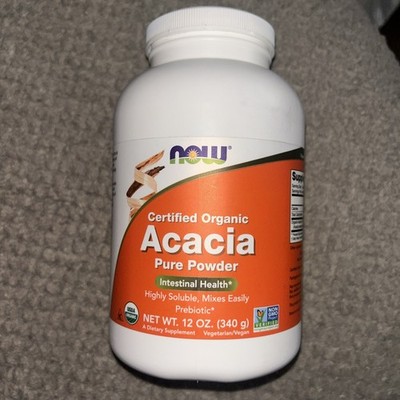 Acacia Fiber Powder Dietary Supplement Prebiotic 12 Ounce Highly Soluble Ex 2029