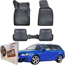 Trimak Autofußmatten kompatibel mit Seat EXEO 2008-2013 Allwetter Gummimatten