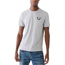 Image of True Religion 107998 Mens T Shirts Short Sleeve Buddha Face Summer Crew Neck Tee