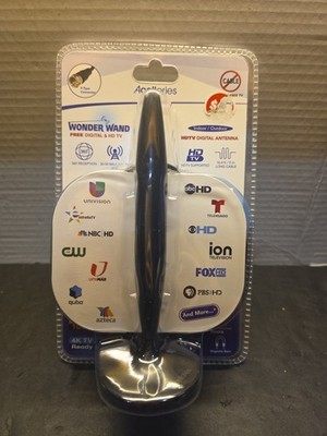 Acellories Wonder Wand Mini TV Digital Antenna 4K HDTV 1080P Magnetic Base 