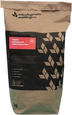 Wholegrain Milling Co Organic Stoneground White Bakers 5 kg (Pack of 1) 
