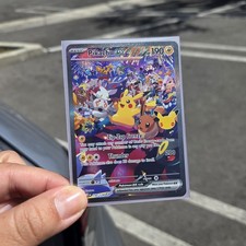 Pikachu ex 150/128 Me: 30th Celebration Holo MINT CONDITION GOOD CENTERING