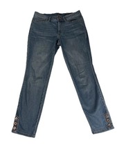 J Jill Denim Jeans Authentic Fit Slim Ankle Women's Size 6