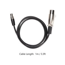 XLR Cable XLR Female To Mini XLR Female 3.3ft Microphone Cable For K240 HLKN