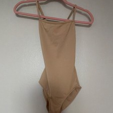 Beige Women's Adult Ballet Dance Leotard MTB108 Size S