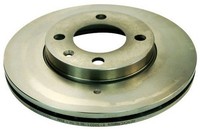 2X Denckermann Bremsscheibe B130021 FüR VW 19E Golf 1G1 Jetta 2 1G2 165 Polo 3 1