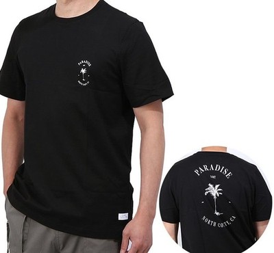 Andere Marken gestempelt Druck T-Shirt SLA M1913TE BLK 16181620