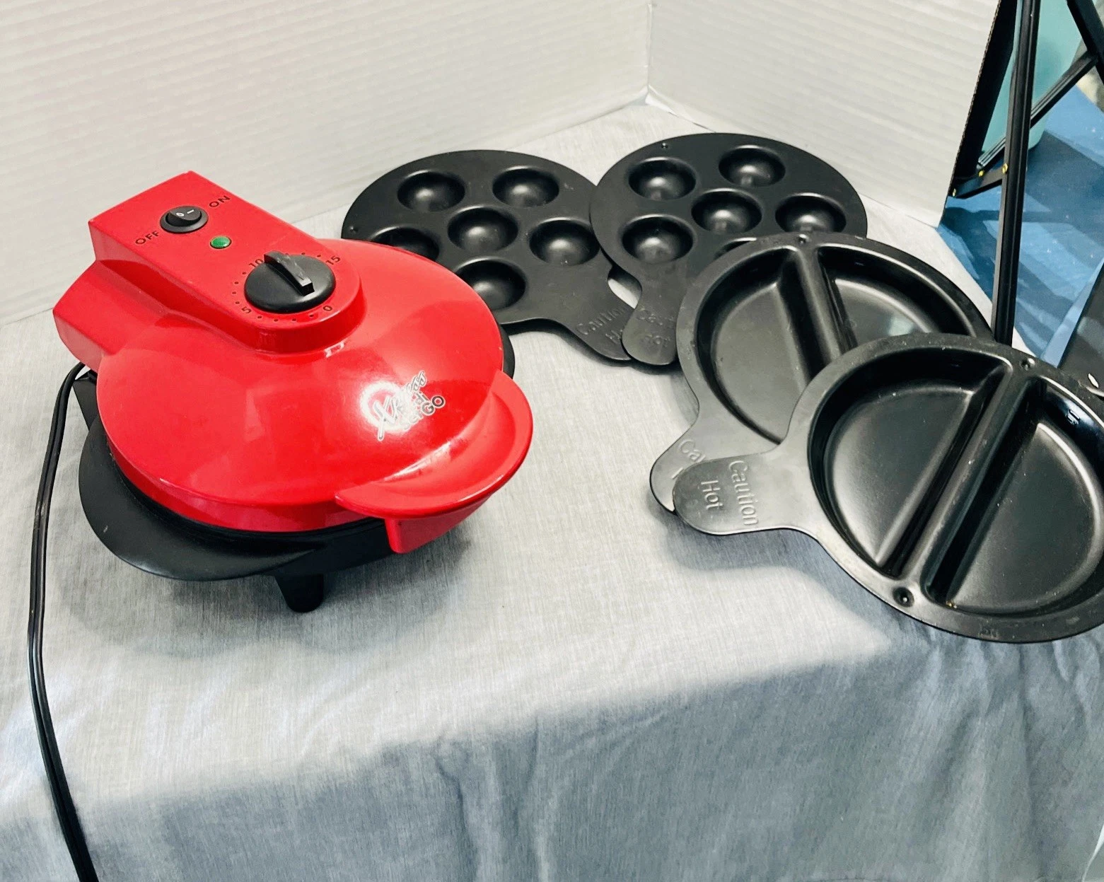Xpress Redo Electric Indoor Grill with Removable Plate Nonstick Surface Heats Up