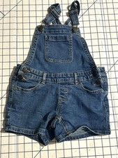 Thereabouts Size 5 Short Overalls Kids Denim Unisex