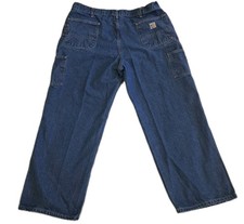 Carhartt FR Cat 2 2112 Men's Size 42x30 Medium Wash Work Jeans FRB13