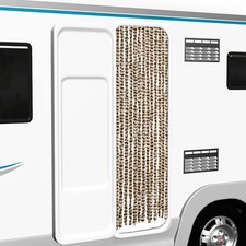 Flauschvorhang Türvorhang Fliegen Insektenschutz Wohnwagen Camping Wohnmobil