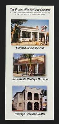 2000s Brownsville Texas Heritage Complex Stillman Museum Vintage Travel Brochure