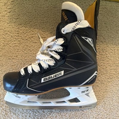 Bauer Supreme S160 Ice Hockey Skates Senior Size 5.0 D Stiff Black/White
