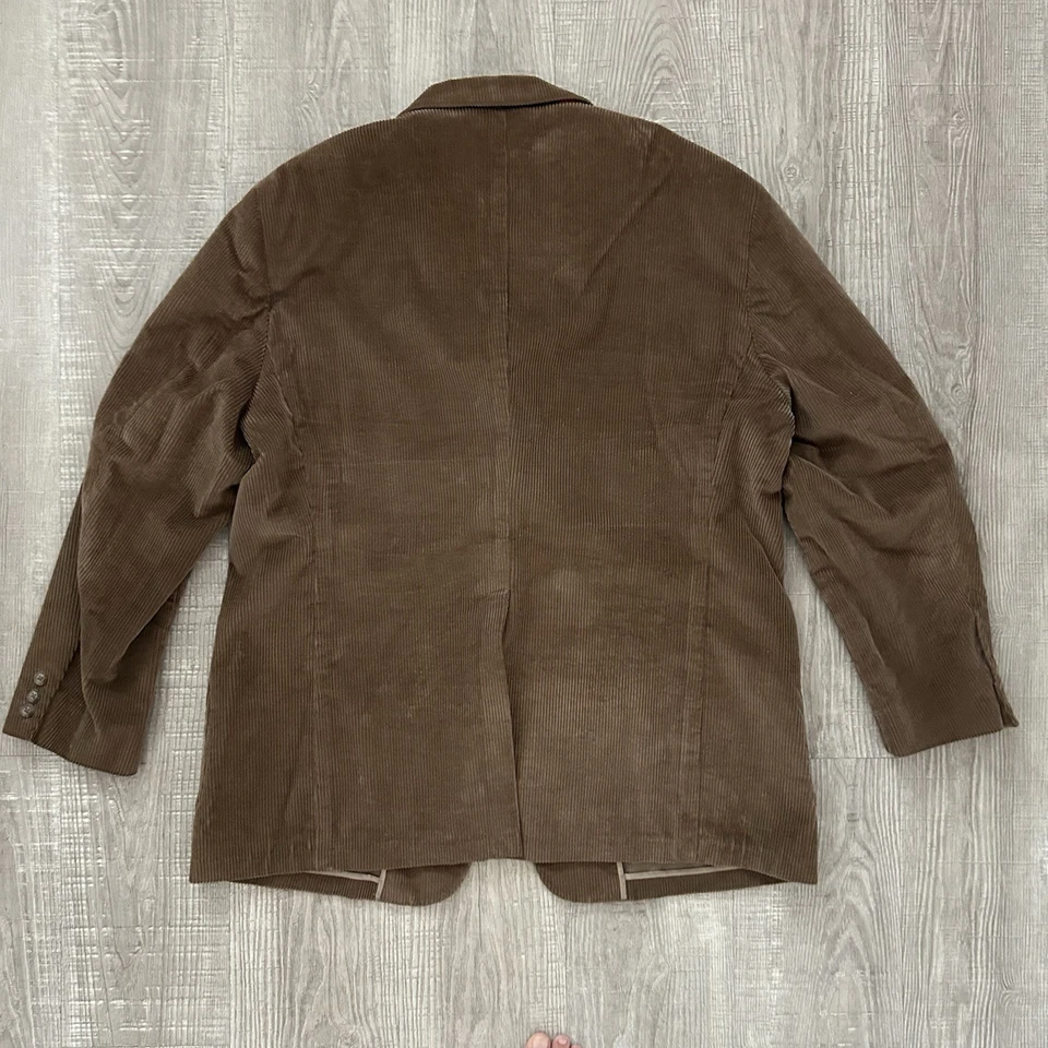 Chaqueta de Colección Brooks Brothers Para Hombre 43R Marrón Pana Blazer Abrigo Deportivo EE. UU. Foto 3 de 4