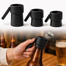 3PCS Lever Beer Bottle Opener Bottle Cap Deflectors Cap Launcher Remover