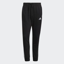 adidas men Essentials French Terry Tapered Cuff 3-Stripes Pants