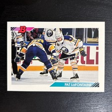1992-93 Bowman Pat LaFontaine #142 HOF