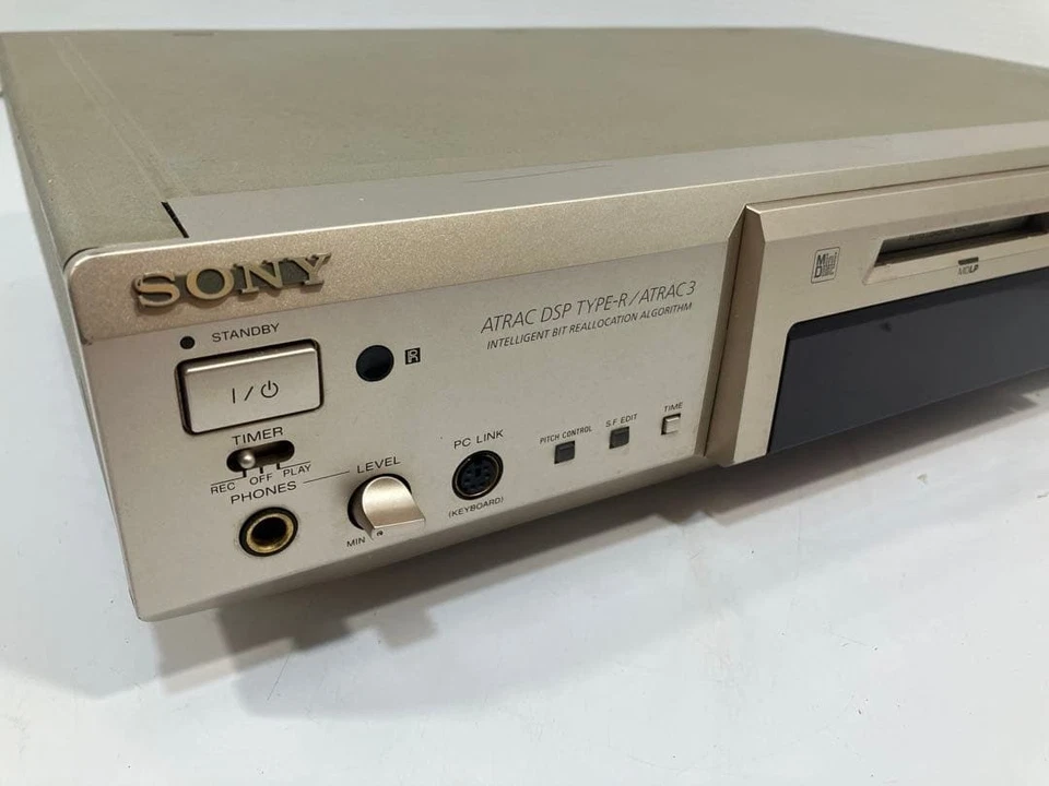 Sony MDS-JE640 MiniDisc Recorder ATRAC Type-R MDLP Optical Audio Deck Tested - Image 3 of 4