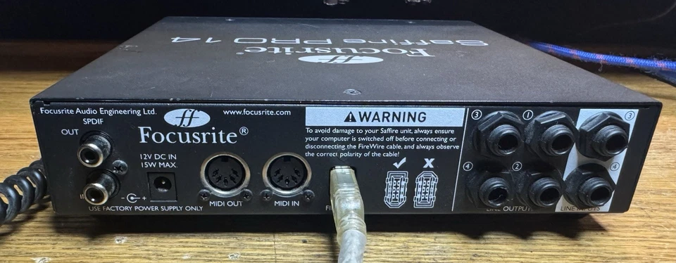 Focusrite Saffire PRO 14 FireWire Digital Recording Interface - Image 2 of 2