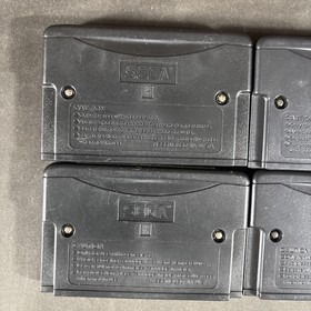 (4) SEGA 32X VINTAGE VIDEO GAMES RETRO WORKING TESTED DOOM STAR WARS ZAXXON KNUC