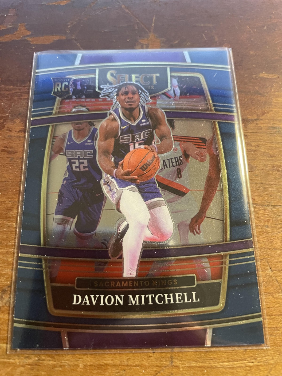 2021-22 Panini Select #23 Davion Mitchell Blue (Retail Base)