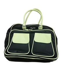 CGull Black and Green Craft Tote Cricut Cartridge Organizer