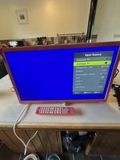 Pink Alba 24” With Remote Control and wall bracket. DVD player not working 