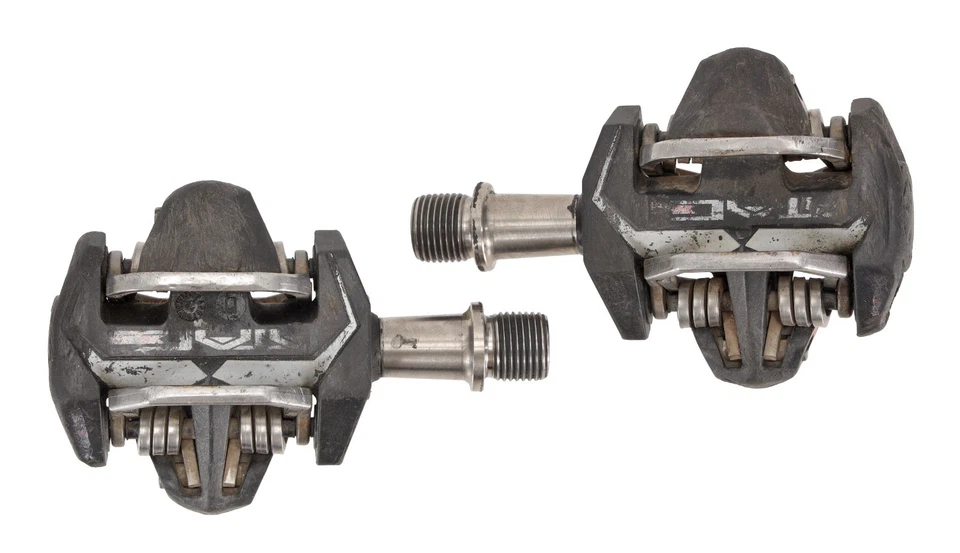 Pedales sin clip para bicicleta de montaña TIME ATAC XS Carbono Ti 2 pernos MTB Gravel Race XC Foto 4 de 4