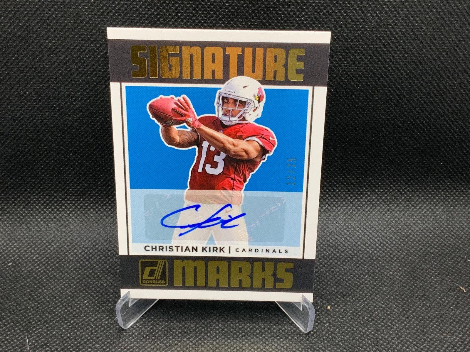 2018 Donruss CHRISTIAN KIRK SSP Auto Signature Marks RC /25