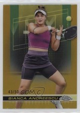 2024 Topps Chrome Gold Refractor 43/50 Bianca Andreescu #121 nd3