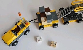 Lego Cargo Plane 7734 City Airport 100% Complete Set 463 Pieces 3 Minifigures