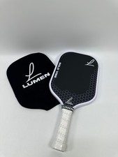 Lumen Bold Vibe Carbon Fiber Thermoformed Pickleball Paddle with Cover,