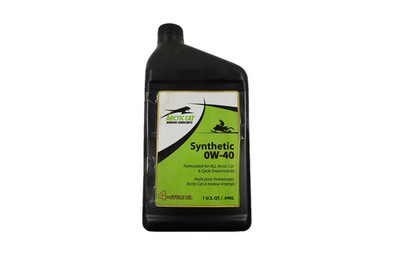 Arctic Cat OEM 0W-40 Synthetic 4-Stroke Engine Oil (1 Quart) 5639-172