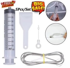 Fridge Drain Hole Cleaner 5Pcs Flexible Pipe Unblocker Clog Remover Tool New UK