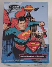 (FABRYCZNIE ZAPIECZĘTOWANY) GÓRNY POKŁAD 2025 FLEER BRILLIANTS SUPERMAN BLASTER BOX